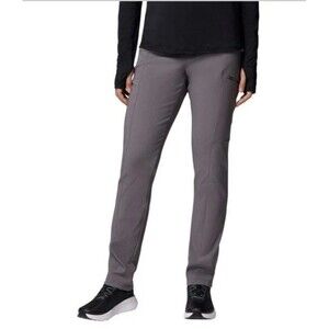 Columbia Women's Fleece Lined Active Fit Straight Leg Pants, City Grey, XXL NWT